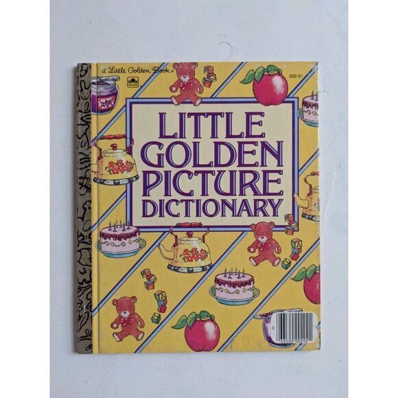Little Golden Book Little Golden Picture dictionary  1981 ephemera junk journal - Picture 5 of 5